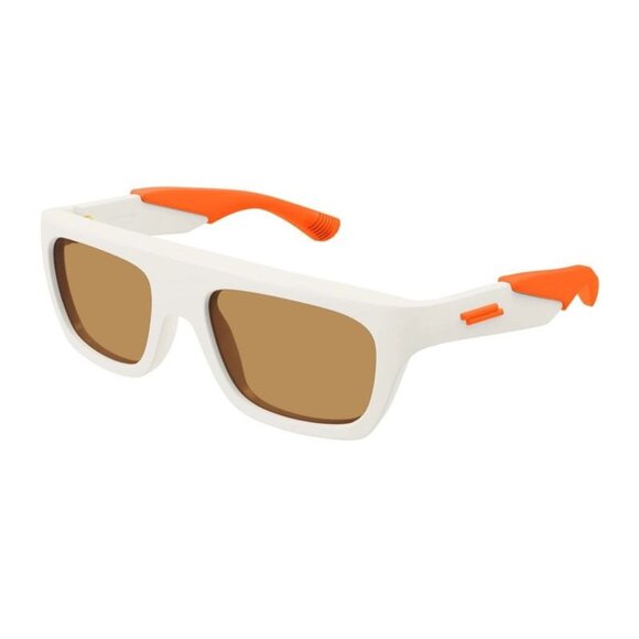 NEW  BOTTEGA VENETA SUNGLASSES IVORY MEN EYEWEAR BOTTEGA VENETA BV1232S 004 - Picture 1 of 3